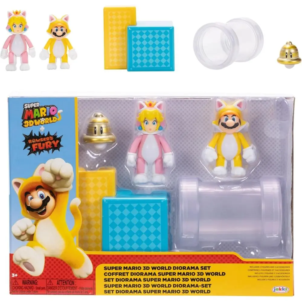 Nintendo Super Mario Adventure Â€“ 2.5 Inch Course Complete Playset 1