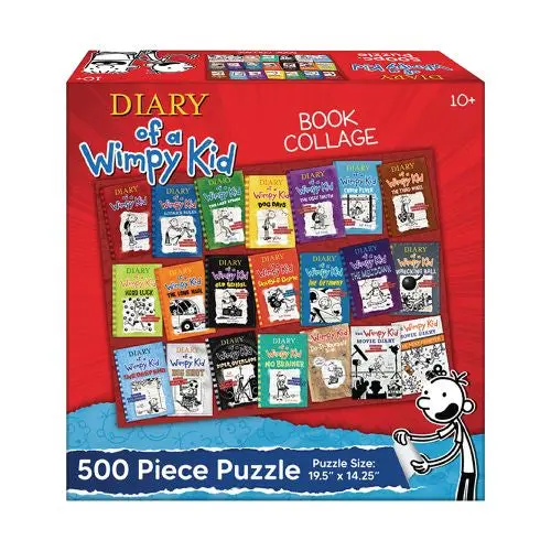 Diary Of A Wimpy Kid Iconic Covers Jigsaw Puzzle - 500 Pc 1