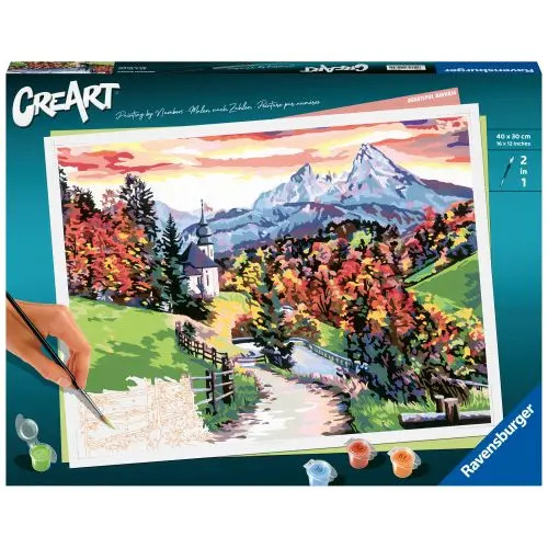 Ravensburger Beautiful Bavaria Paint-By-Number Kit - Vibrant Autumn 1