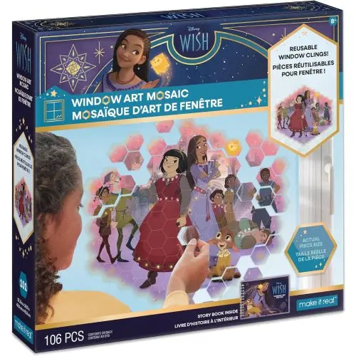 Disney Wish Window Clings 113-Piece Storybook Set 1
