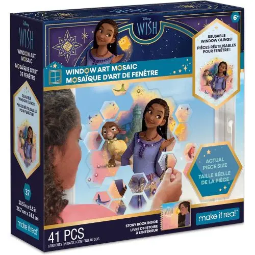 Disney Wish Window Clings 41-Piece Art Mosaic Set 1