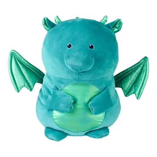 Kobioto Enchanted Dragon 18 Inch Plush - Turquoise With Shimmering Green Wings 1