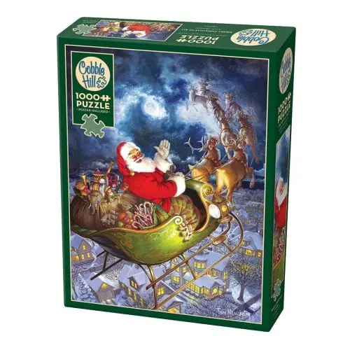 Festive Delight: Merry Christmas To All 1000-Piece Puzzle 1