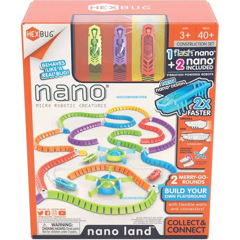 Hexbug Flash Nano Land Interactive Robotics Set 1
