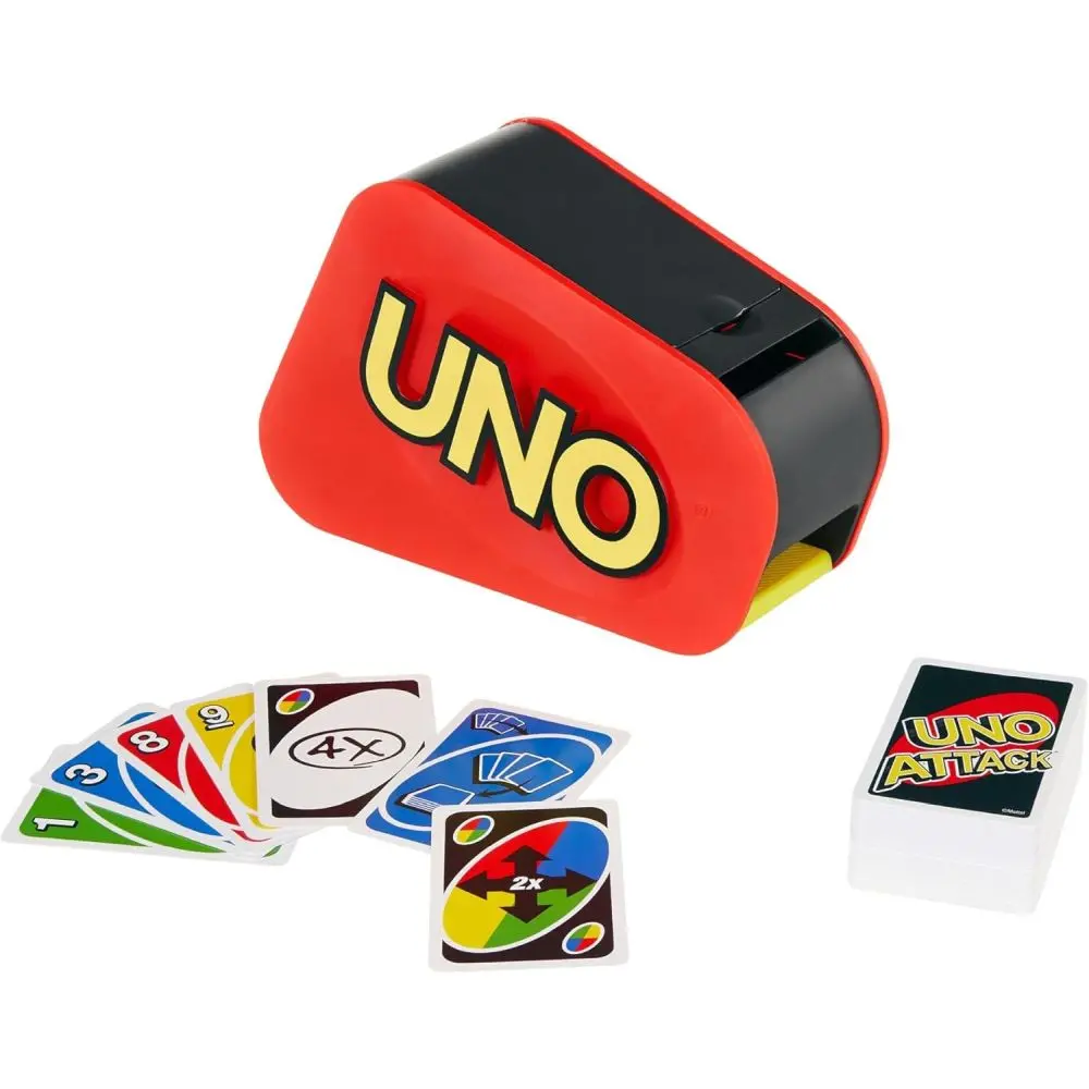 Uno Flip Attack Dynamic Card Game With Lights And Sounds 1