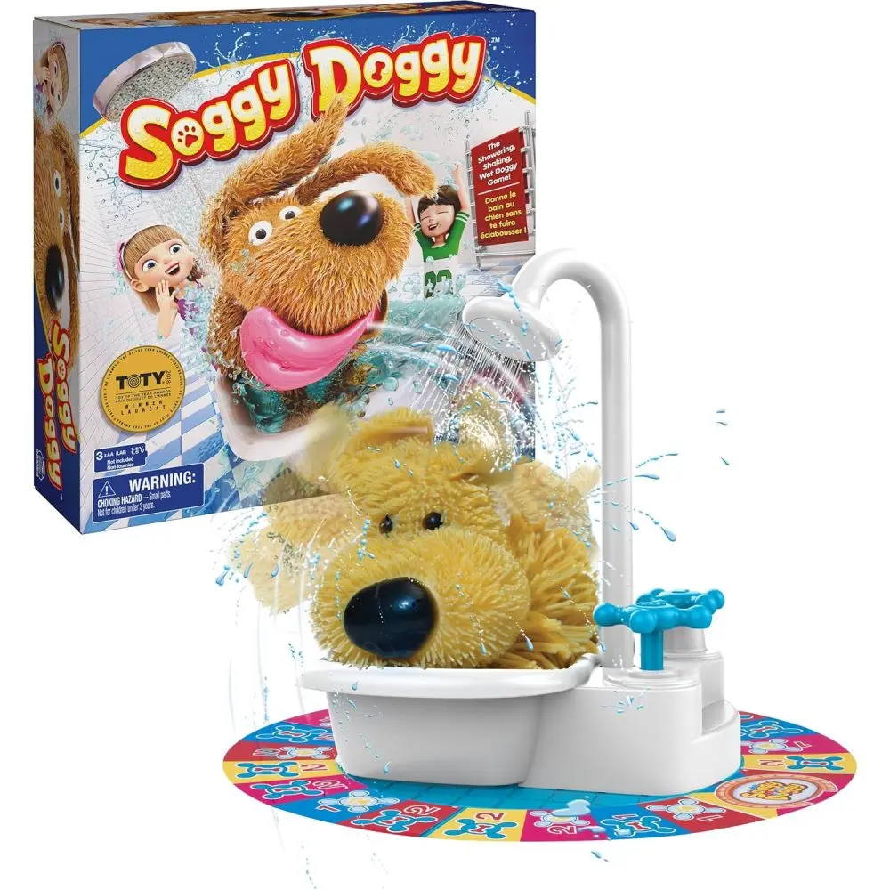 Soggy Doggy Suspense-Filled Bath Time Board Game 1
