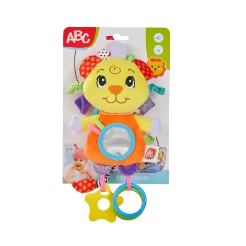 Abc Vivid Fun Lion 10 Inch Plush Toy - Colorful 1