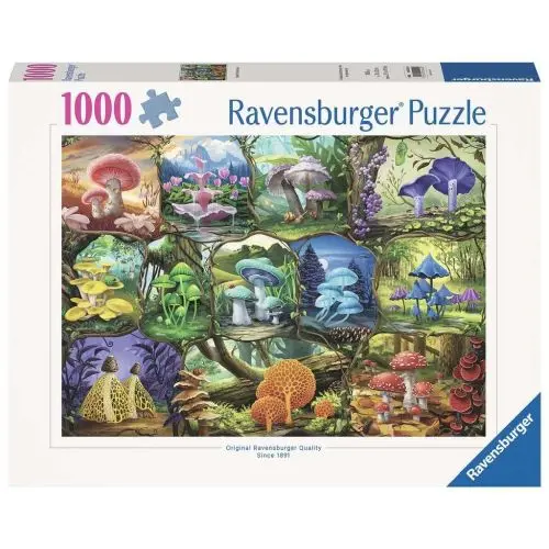 Ravensburger Beautiful Mushrooms Jigsaw Puzzle - 1000Pc 1