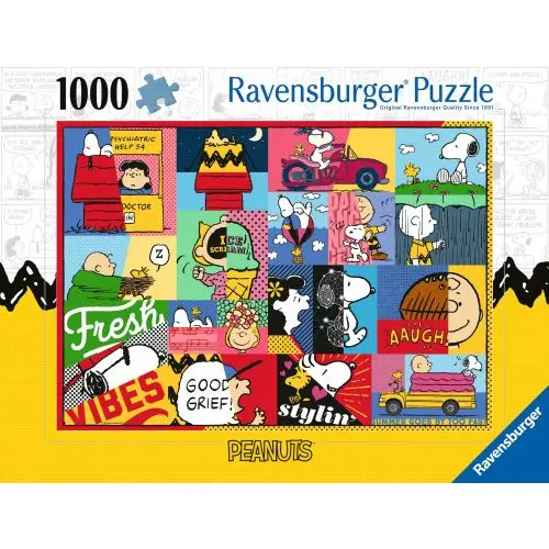Peanuts Moments Collage Movies & Tv Jigsaw Puzzle - 1000 Pc 1