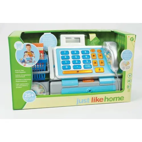 Interactive Talking Cash Register With Scanner And Play Money Set 1