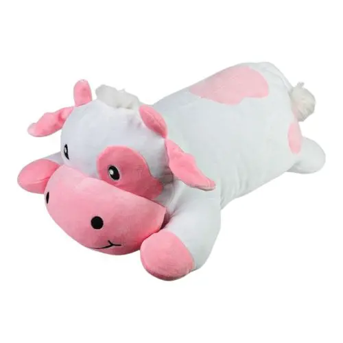 Snoozimals 20-Inch Plush Pink Cow - Super Soft And Huggable 1