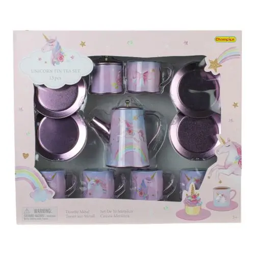 Unicorn 13Pc Tin Tea Set Bf 1