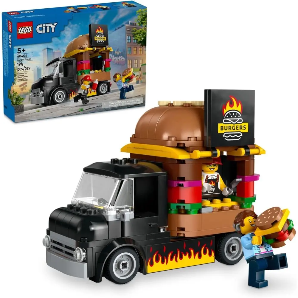Lego City Burger Truck 194-Piece Play Set For Kids 1