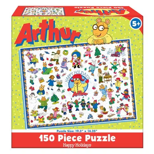Arthur Happy Holidays Winter Fun Jigsaw Puzzle - 150 Pc 1