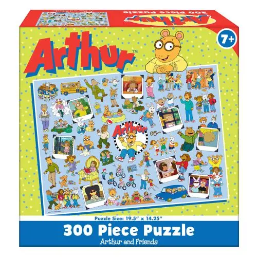 Arthur Character Collage Jigsaw Puzzle - 300 Pc 1