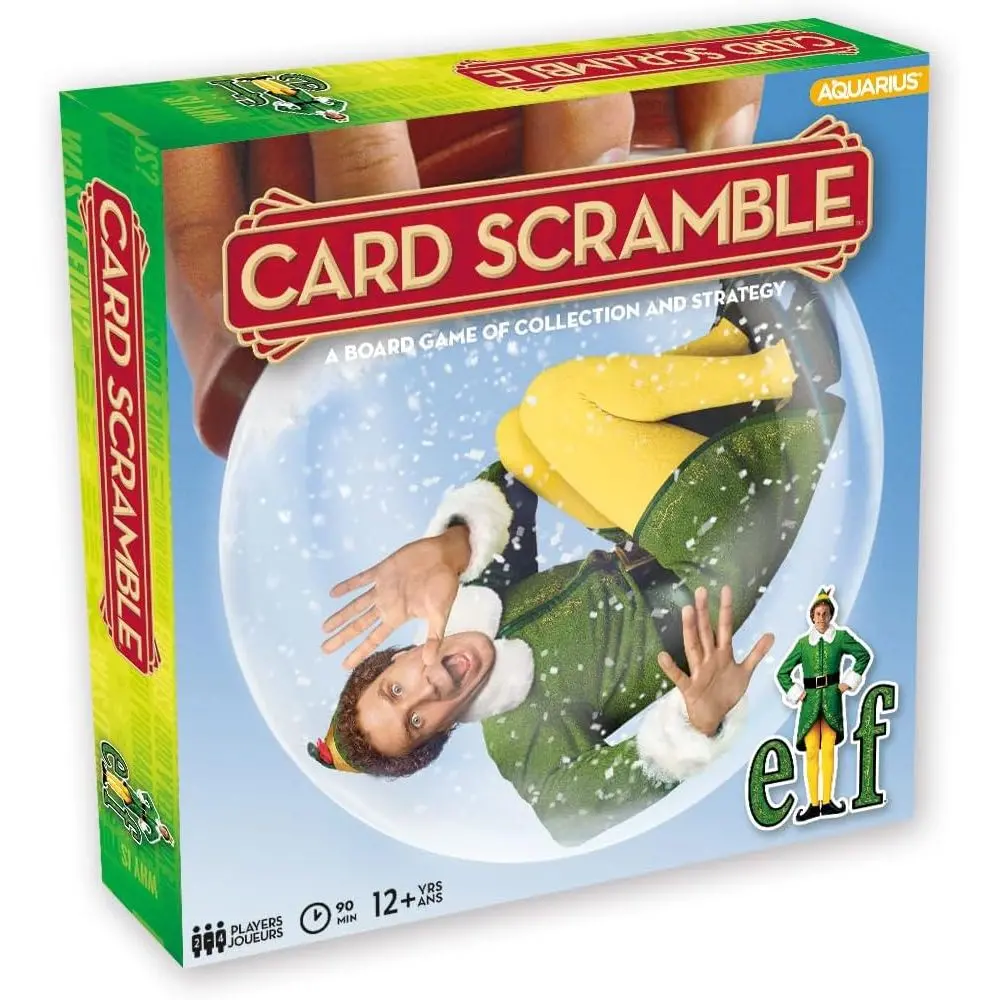 Elf Movie-Themed Card Scramble Board Game 1