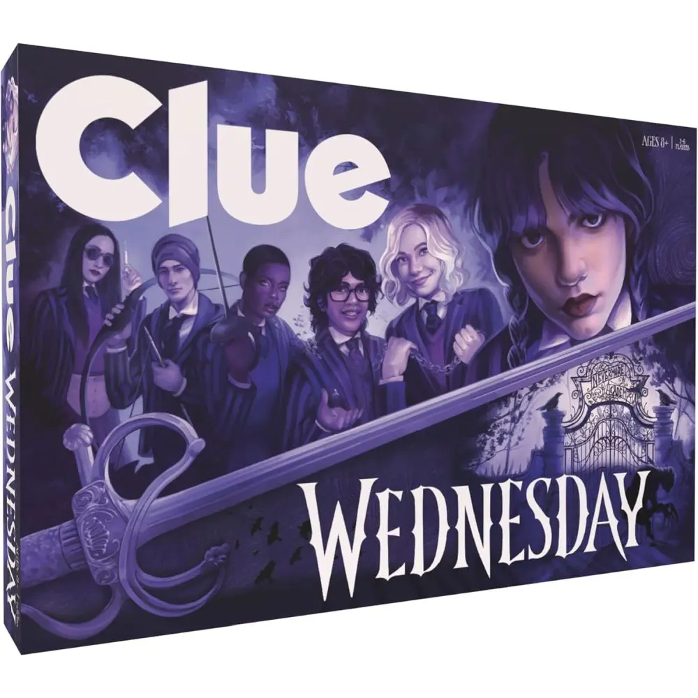 Wednesday Addams Clue Mystery Board Game 1