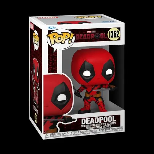 Funko Pop! Marvel Deadpool 3 Vinyl Figure - 4-Inch Deadpool Collectible 1