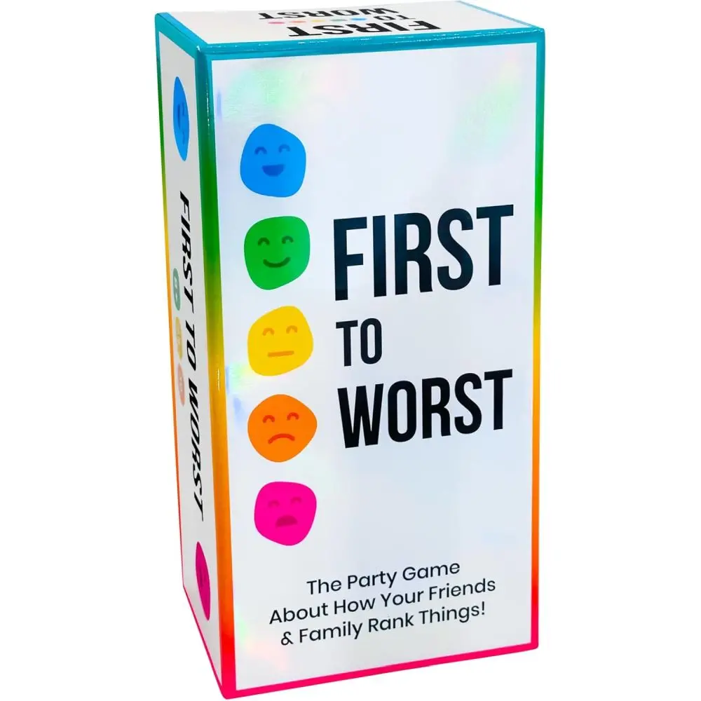 First To Worst Party Card Game - Multi-Generational Family Fun 1