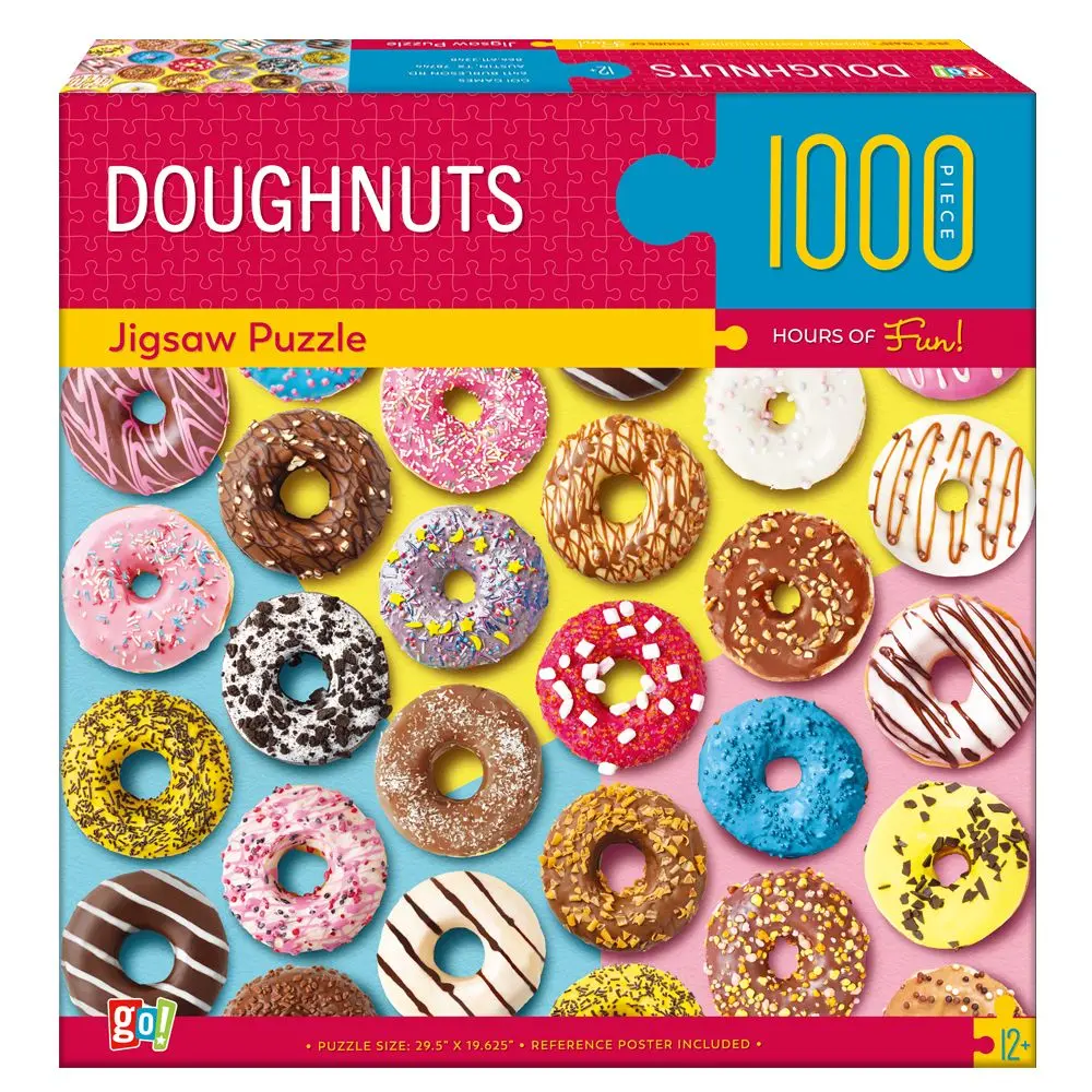 Gc Donut Delight Jigsaw Puzzle - 1000 Pc 1