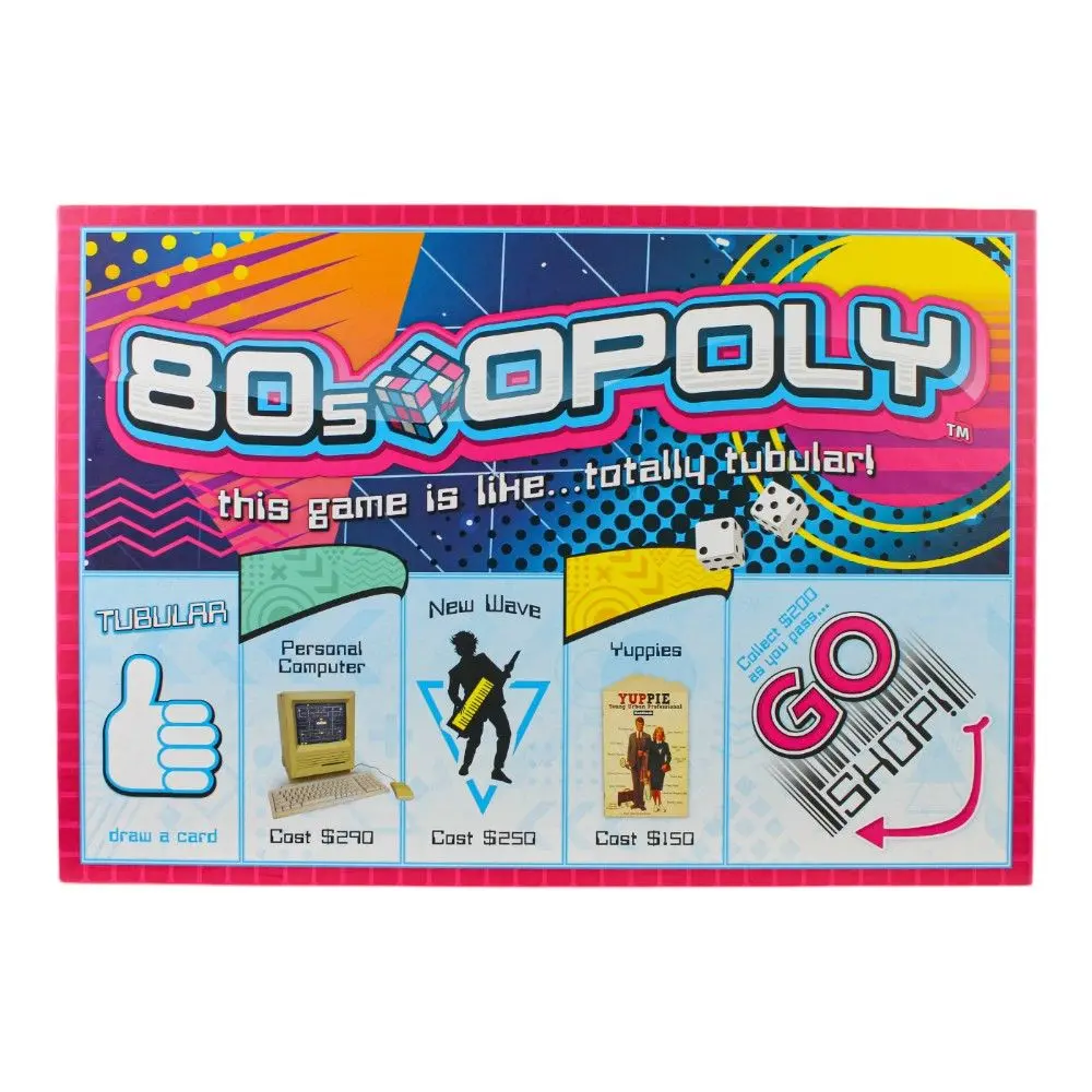 80S Opoly Retro Board Game 1
