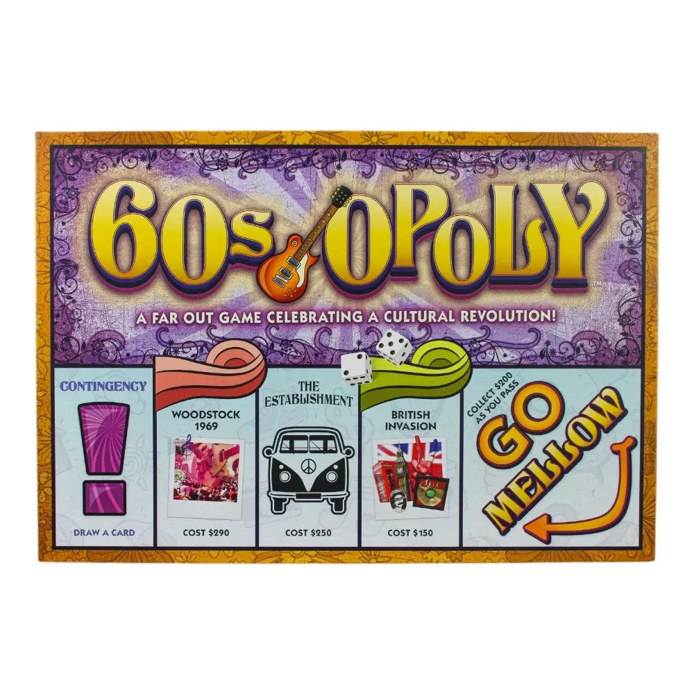 60S Opoly: Groovy Board Game Blast From The Past 1