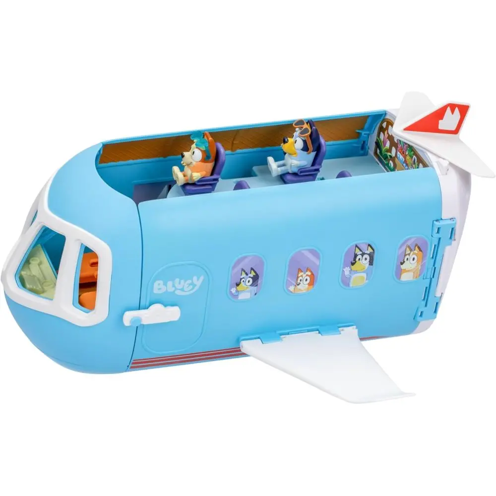 Bluey 3-In-1 Transforming Airplane Playset - Adventure Awaits 1