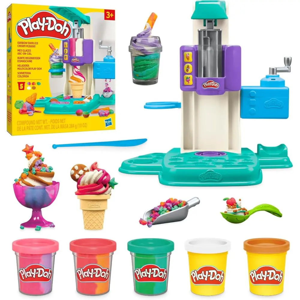 Play-Doh Rainbow Swirl Ice Cream Creation Set 1