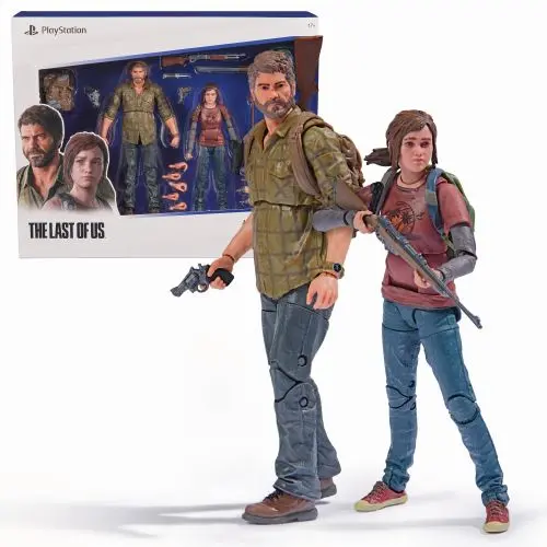 Playstation The Last Of Us 6 Inch Action Figures - Joel & Ellie Collector's Set 1