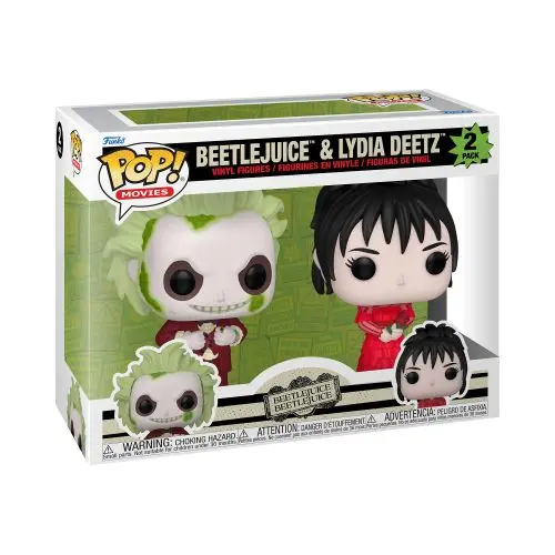 Funko Pop! Movies Beetlejuice And Lydia 4.65 Inch Vinyl Figures 2Pk 1