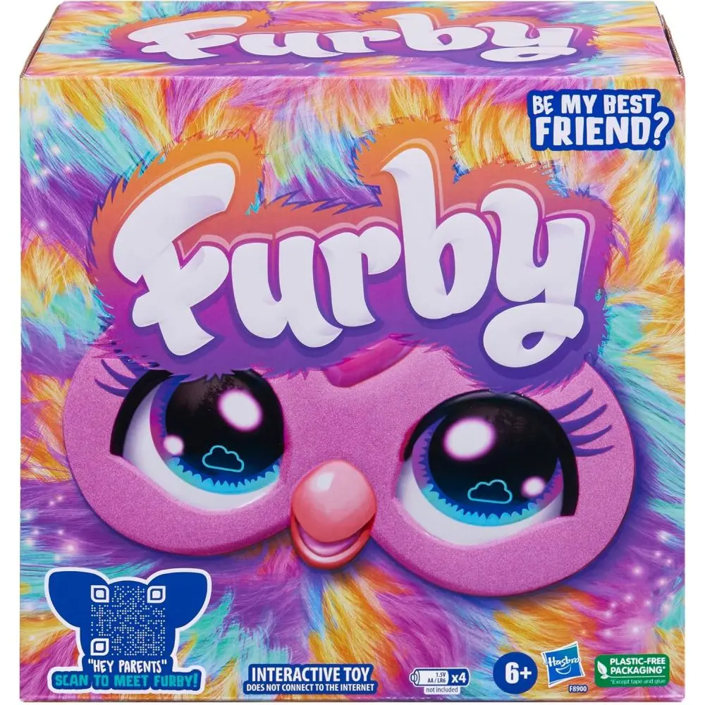 Furby Tie Dye Interactive Toy With Voice-Activated Modes 1