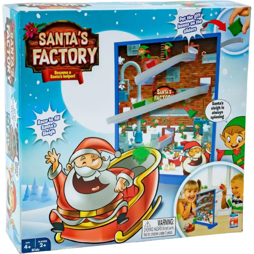 Santa's Factory Gift Delivery Strategy Board Game 1
