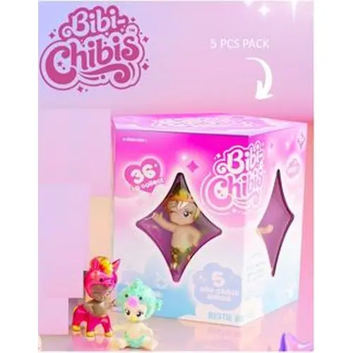 Bibi Chibis 5 Pack - Miniature Collectible Figures 1