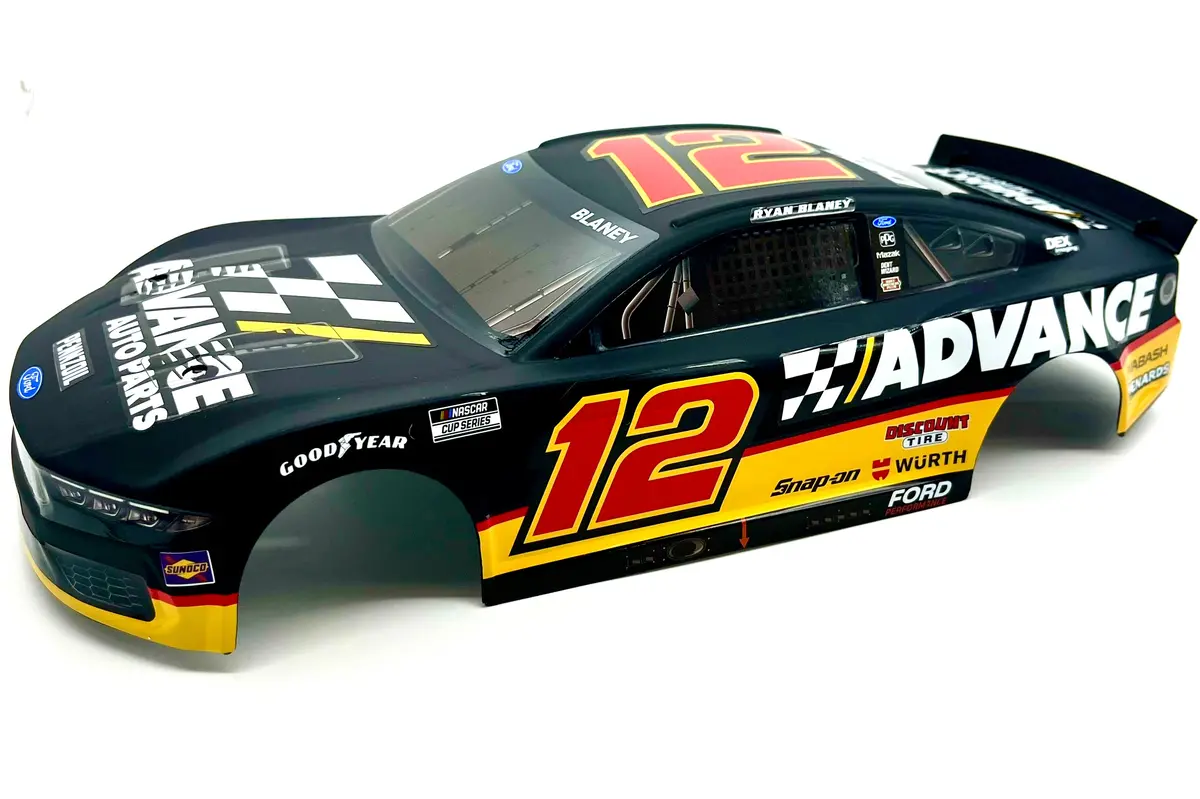 Losi Nascar Grom - Body (2025 Blaney #12 Advanced Auto Los1122409 1