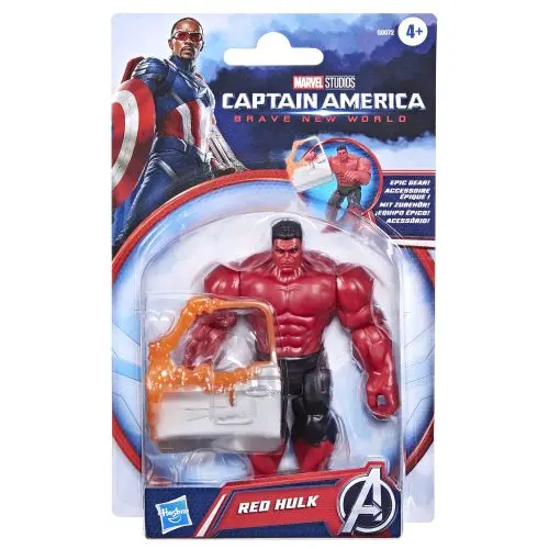 Marvel Captain America: Brave New World 12-Inch Deluxe Red Hulk Action Figure 1