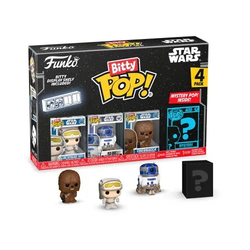 Funko Pop Bitty Star Wars Mini Figures Set - Luke Skywalker Collection 0.9 Inch 1