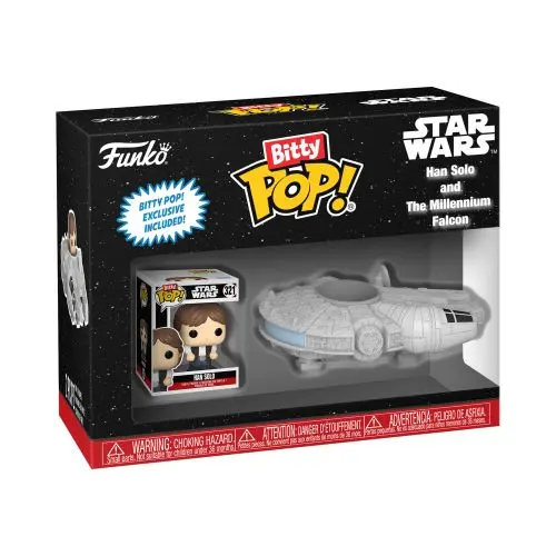 Funko Bitty Pop! Rides Han Solo Millennium Falcon Collectible Vinyl Figure 1