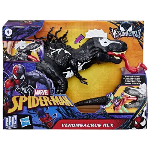 Marvel Epic Action Spiderman Venom Vs Venomsaurus Rex 16-Inch Figure 1