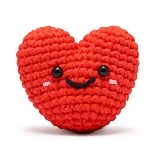 Woobles Heart Beginner-Friendly Crochet Kit 1
