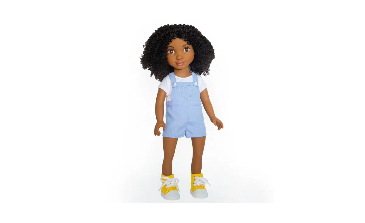 Healthy Roots 18 Inch Doll - Zoe With Curly Hair 1