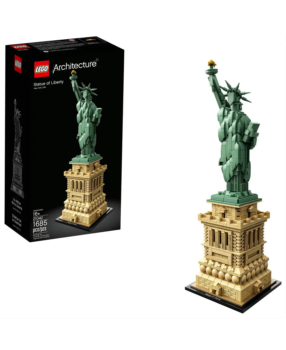 Lego Architecture Statue Of Liberty 21042 Building Kit - 1685 Pieces 1