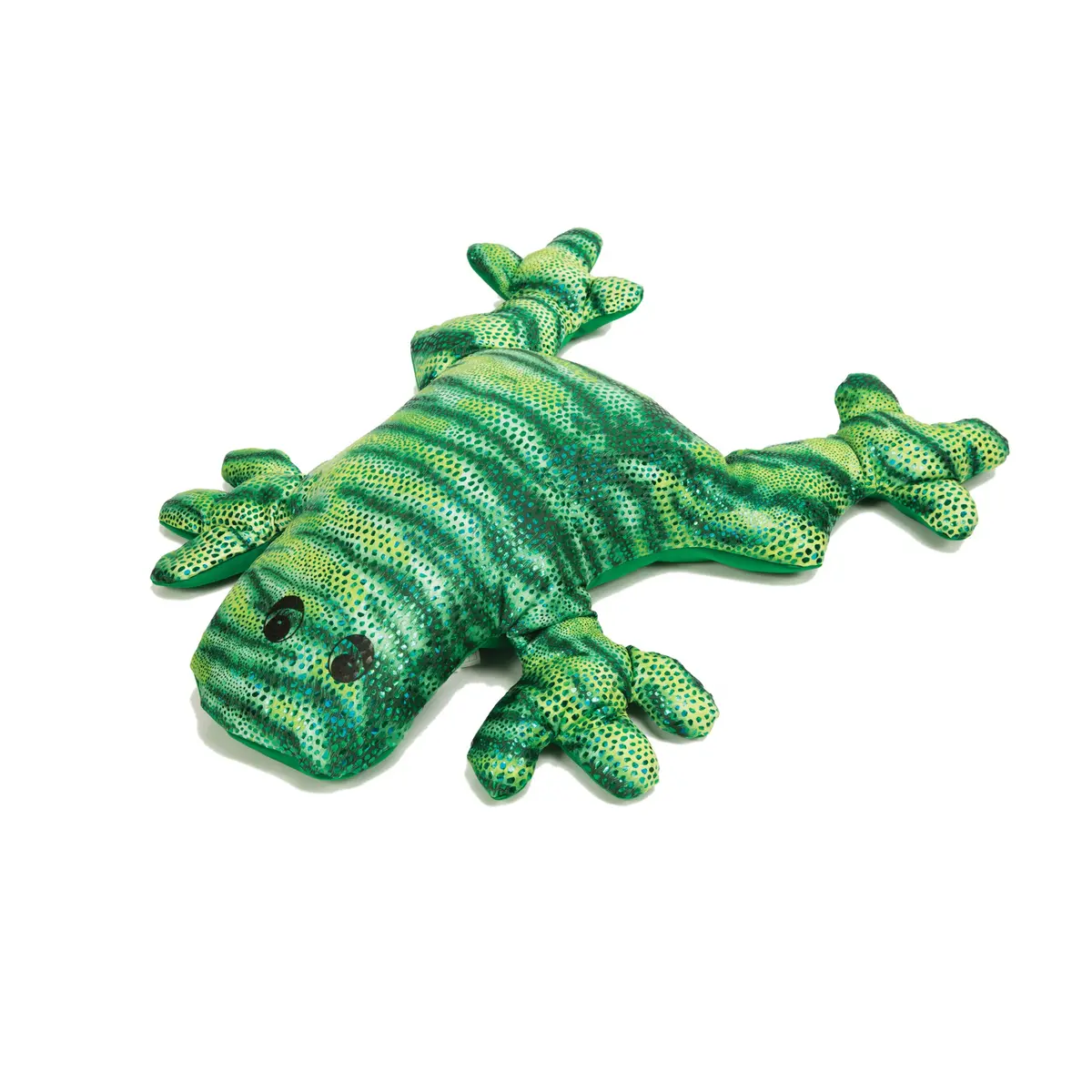 Manimo Plush Weighted Frog - Sparkly Green Comfy Companion 1