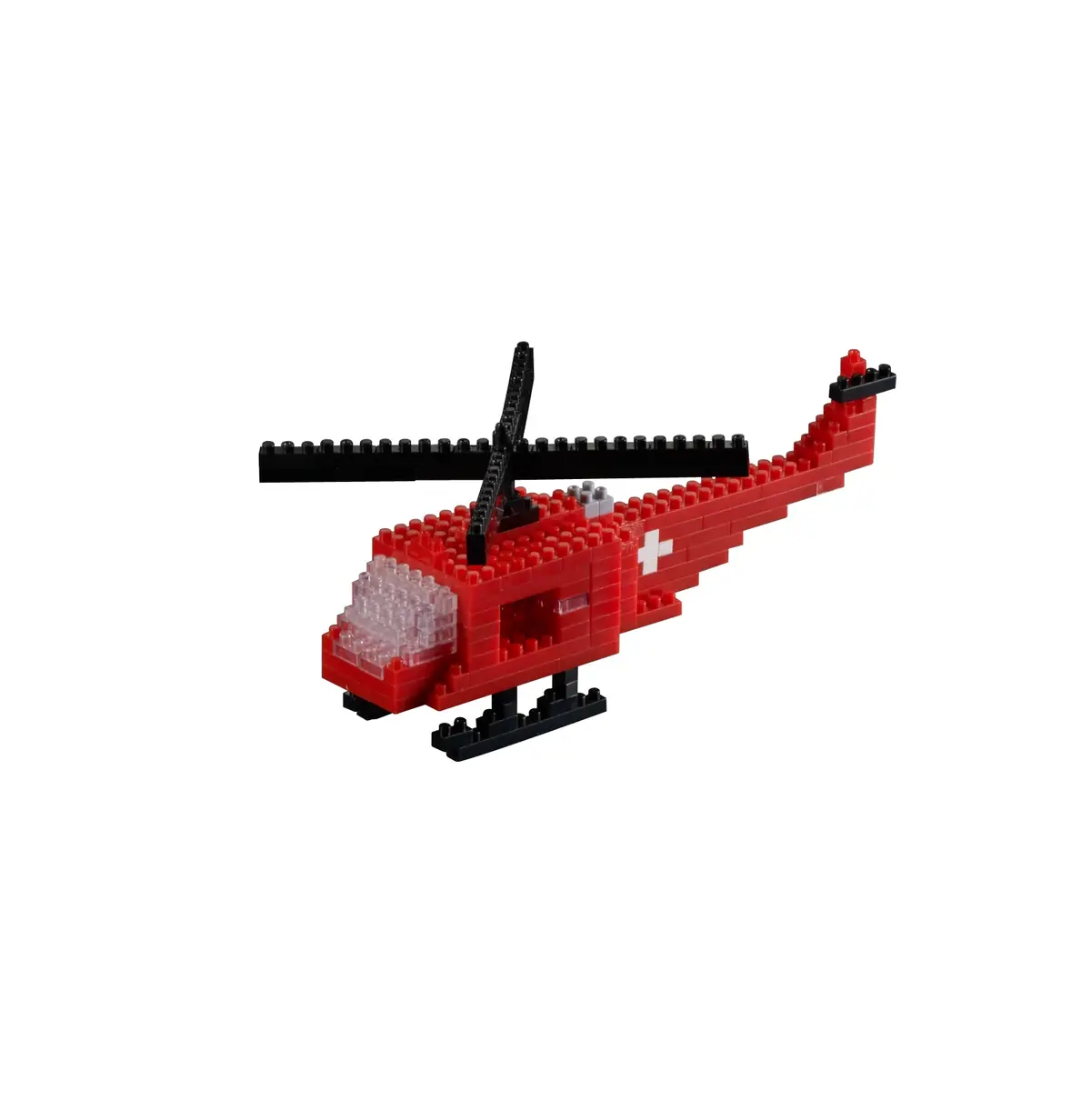 Brixies 159-Piece Swiss Helicopter Building Set 1