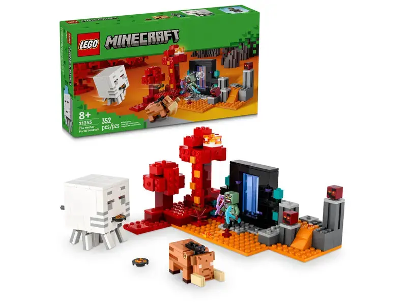 Lego Minecraft The Nether Portal Ambush 21255 Building Set 1