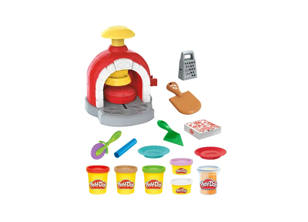 Play-Doh Kitchen Creations Deluxe Pizza Oven Playset - 14 Pieces 1