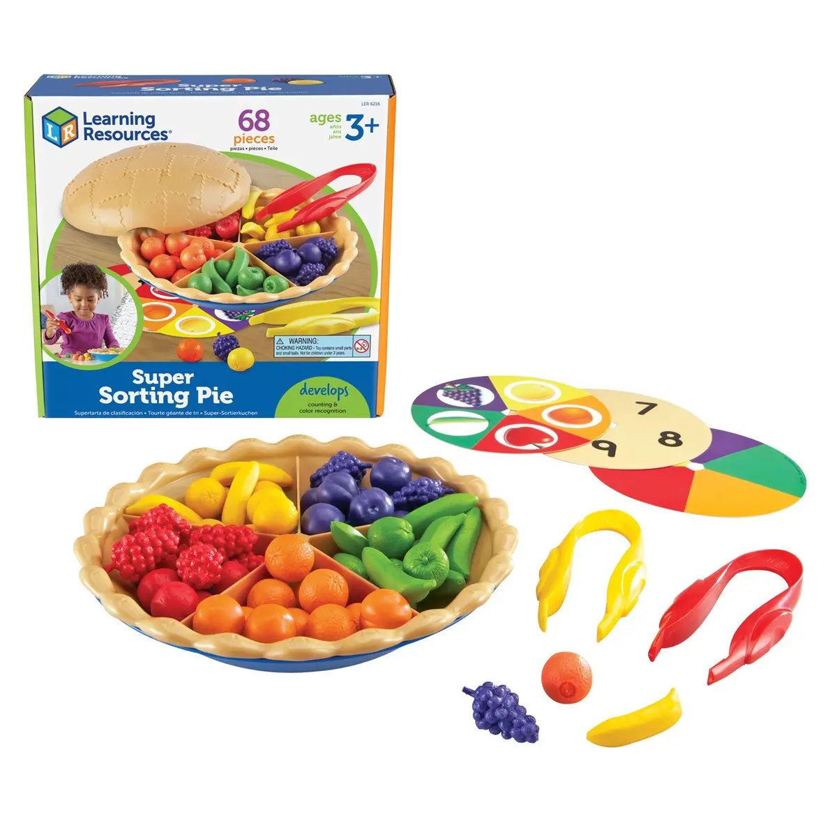 Learning Resources Super Sorting Pie - Educational Counting & Sorting Toy 1