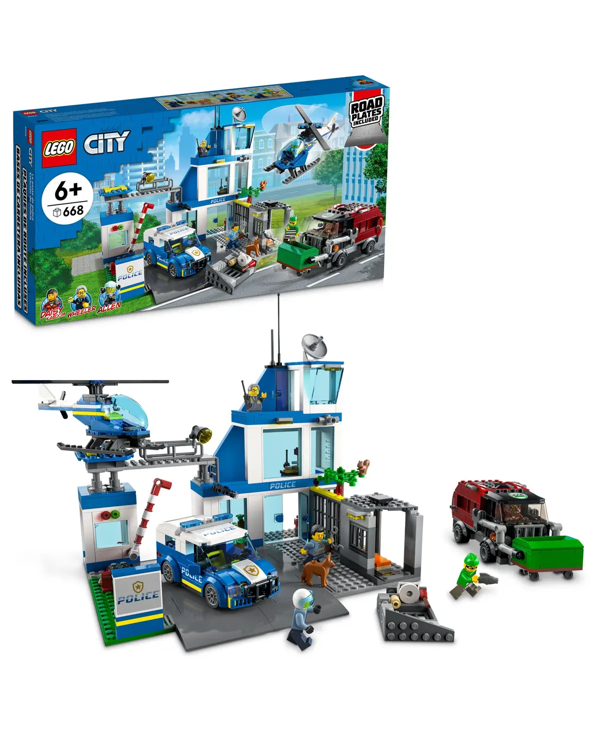 Lego City Police Station 60316 Building Kit - 668 Pieces 1