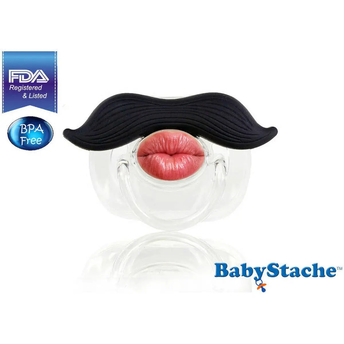 Babystache Kissable Romeo Pac - Hilarious Mustache Design 1