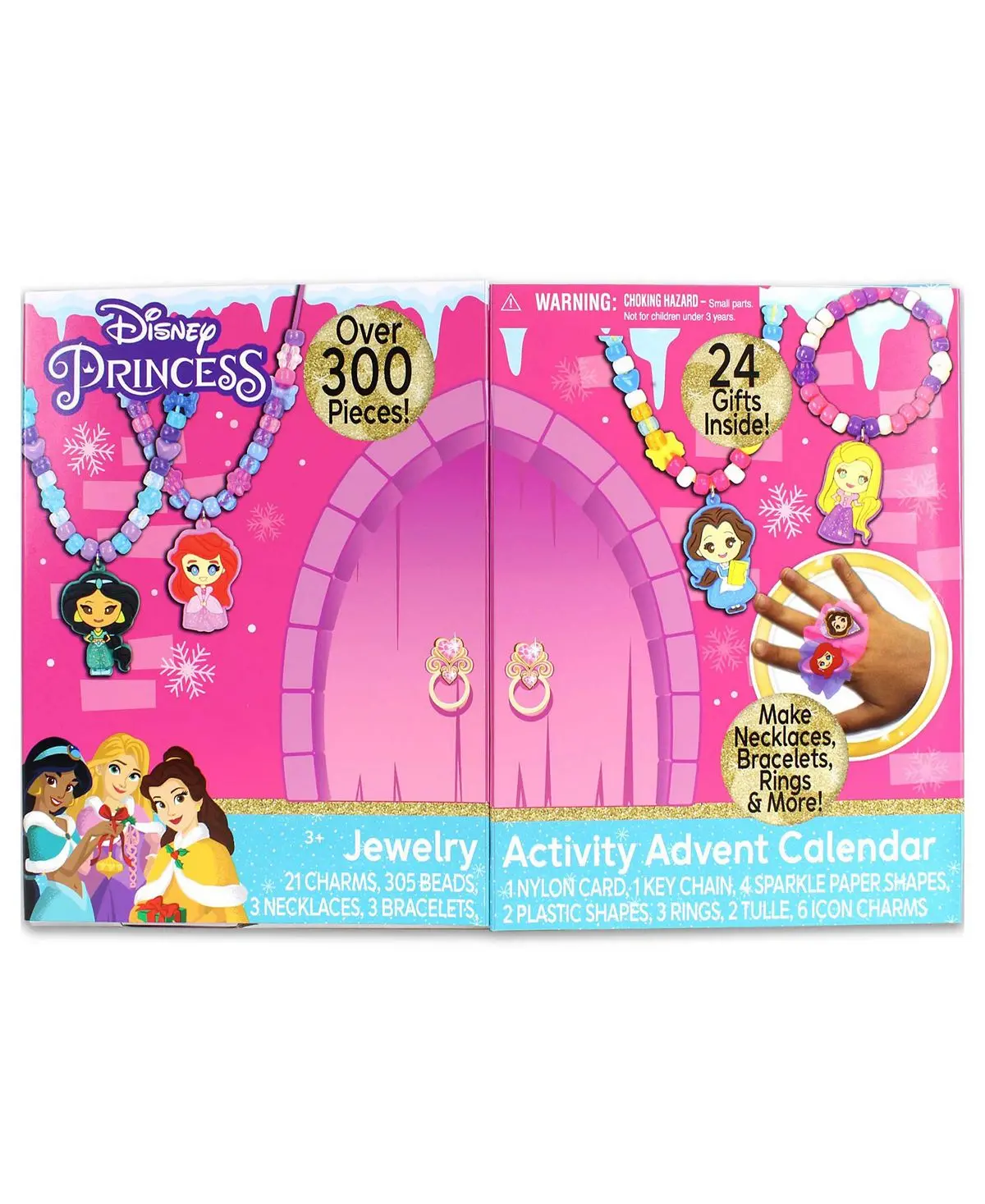 Disney Princess Jewelry Activity Advent Calendar - Over 300 Pieces 1