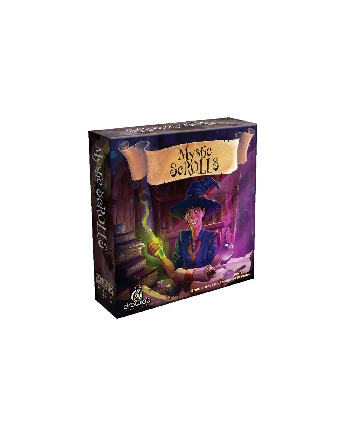 Mystic Scrolls Wizard Duel Dice Board Game 1